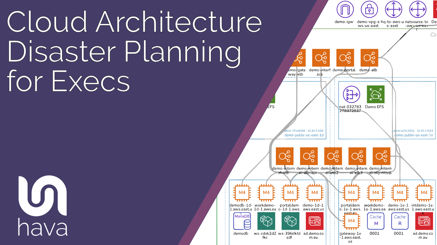 Cloud Architecture Disaster Planning for Execs