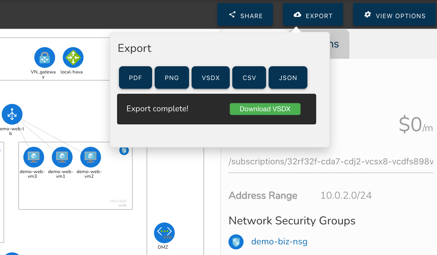 Export Real-Time Diagrams With Hava.io